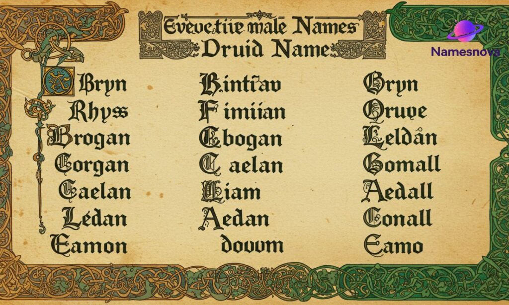 Male Druid Names