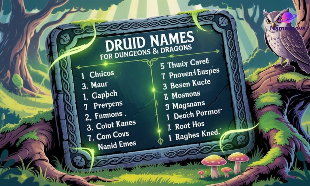 Druid Names for Dungeons & Dragons