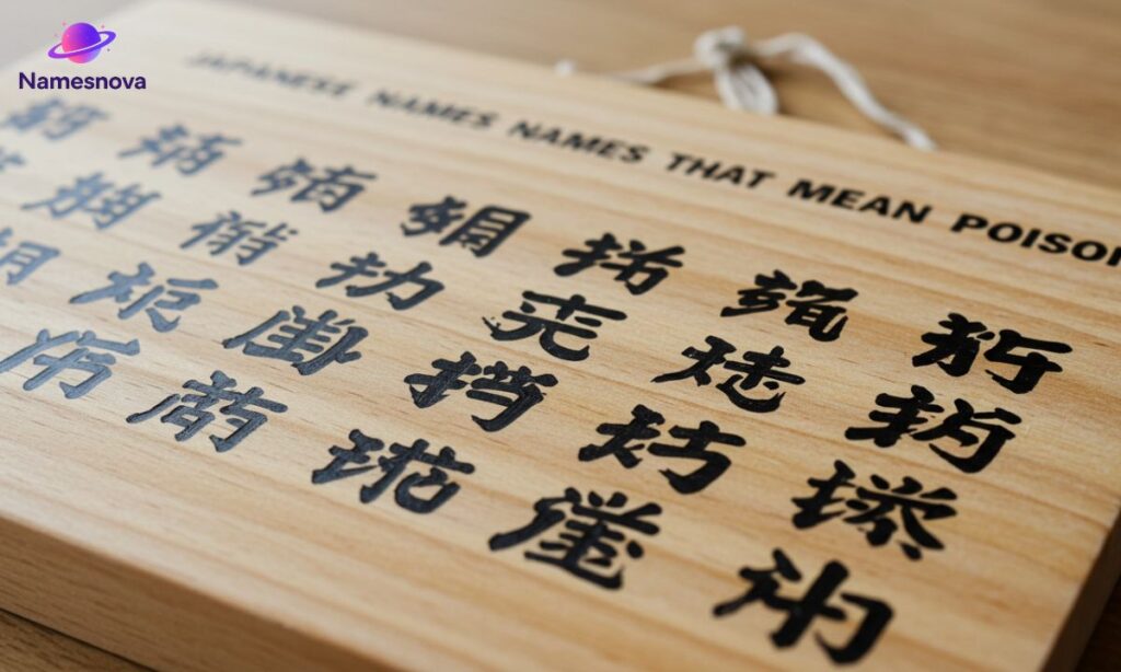 Japanese Names That Mean Poison