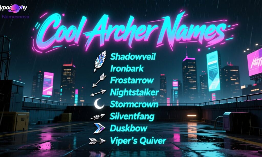 Cool Archer Names