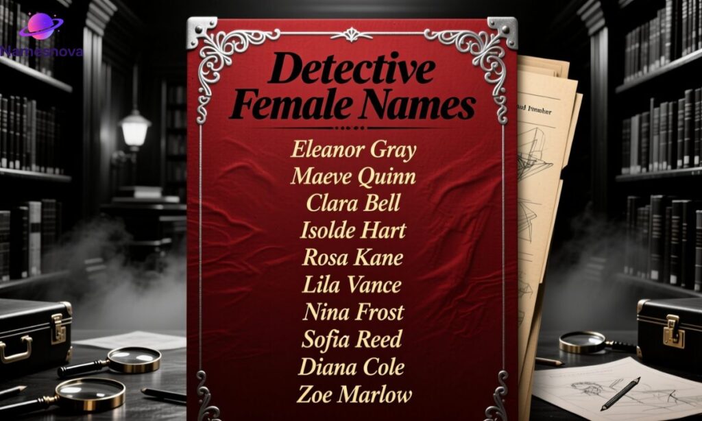 Detective Female Names