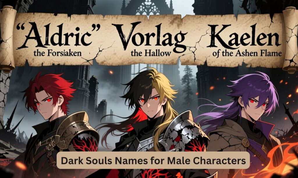 Dark Souls Names for Male Characters