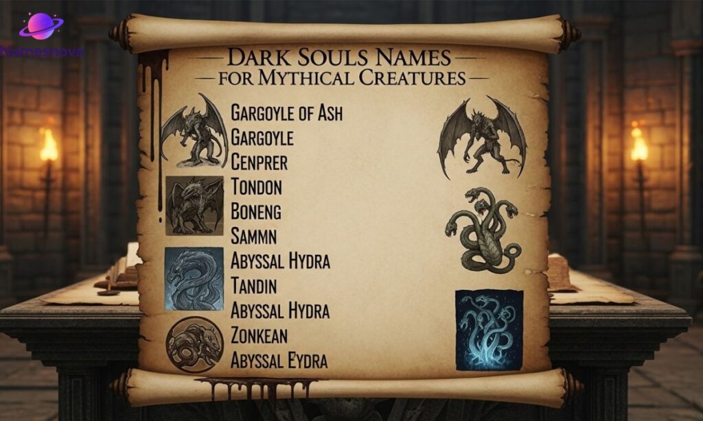 Dark Souls Names for Mythical Creatures