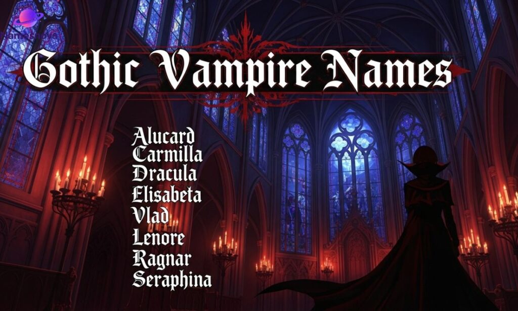 Gothic Vampire Names