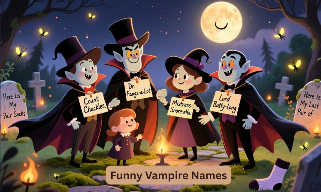 Funny Vampire Names