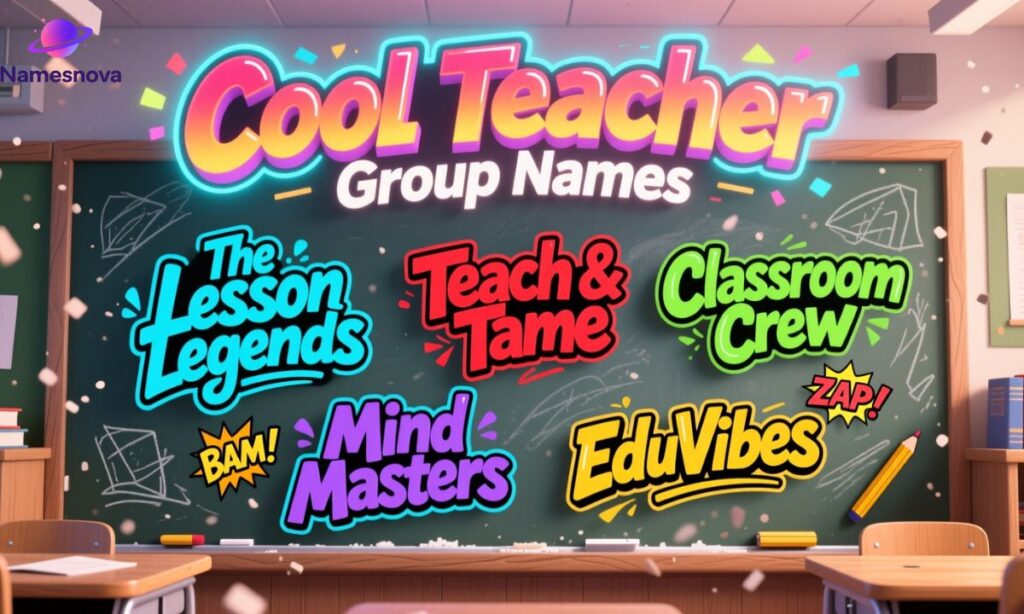 Cool Teacher Group Names