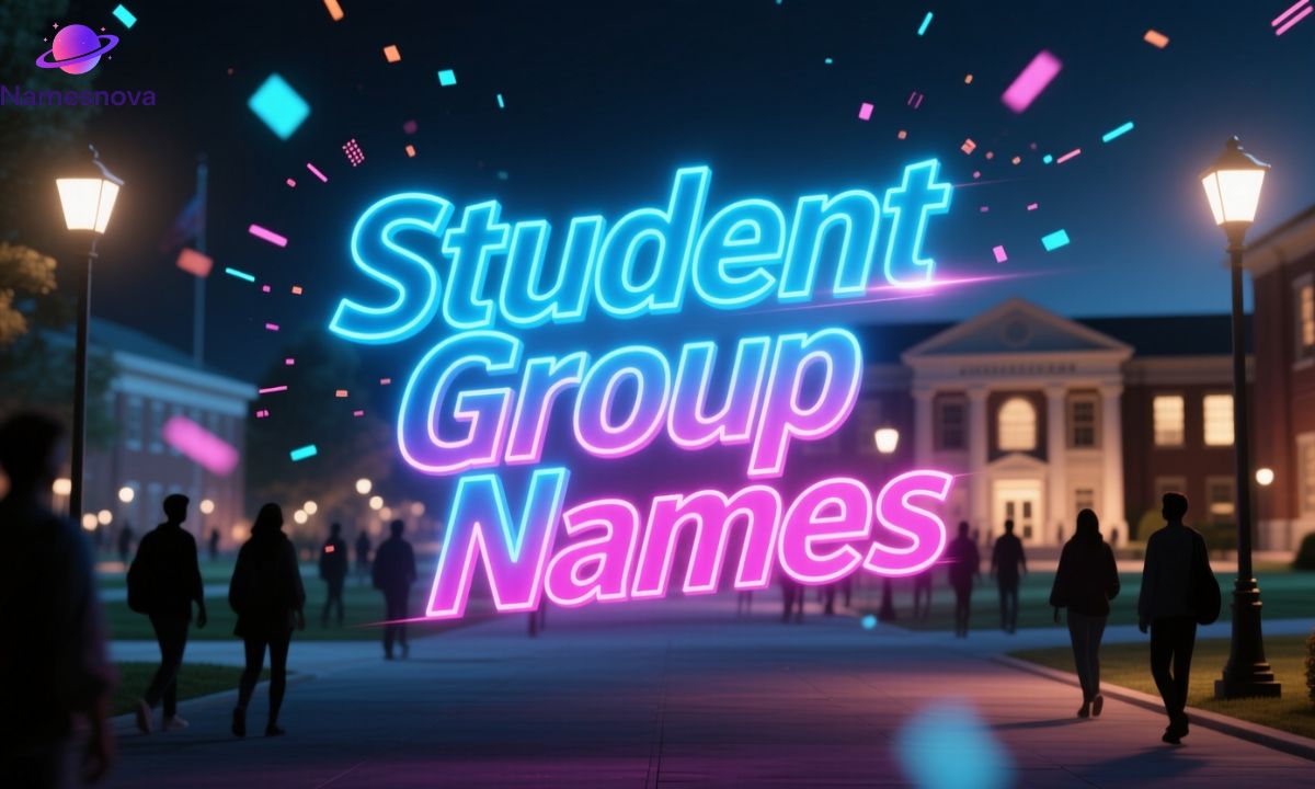 Student Group Names