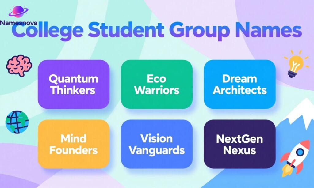 College Student Group Names
