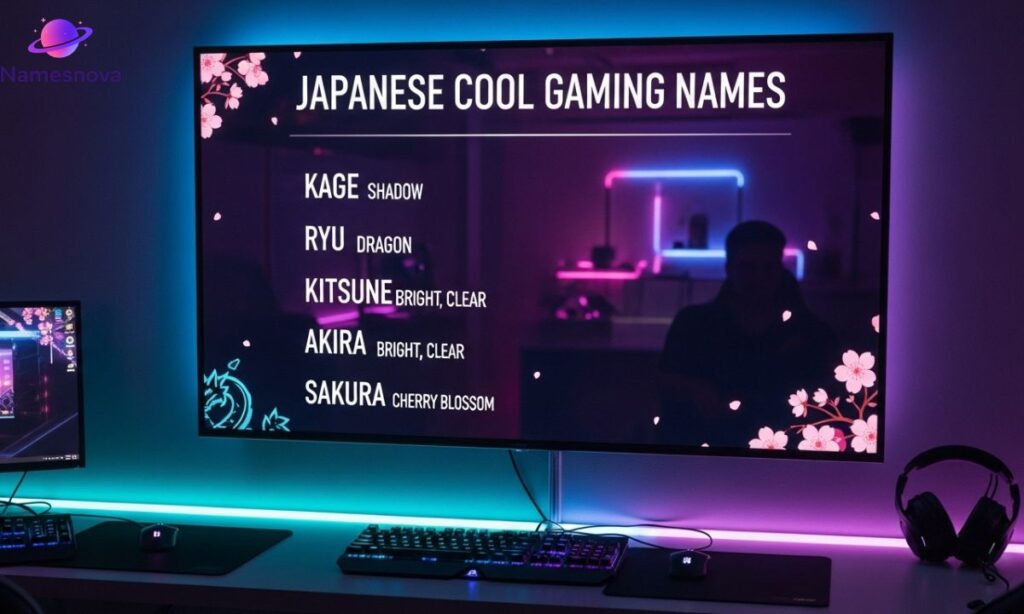 Japanese Cool Gaming Names