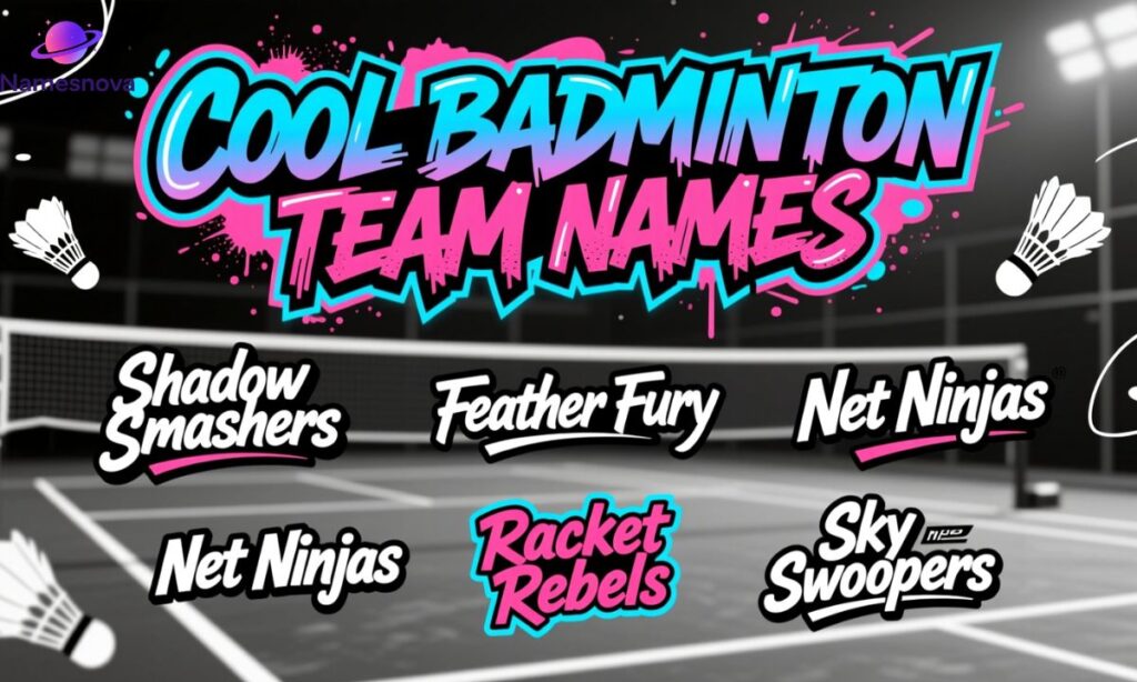 Cool Badminton Team Names