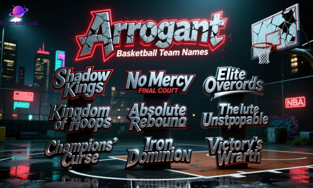 Arrogant Basketball Team Names