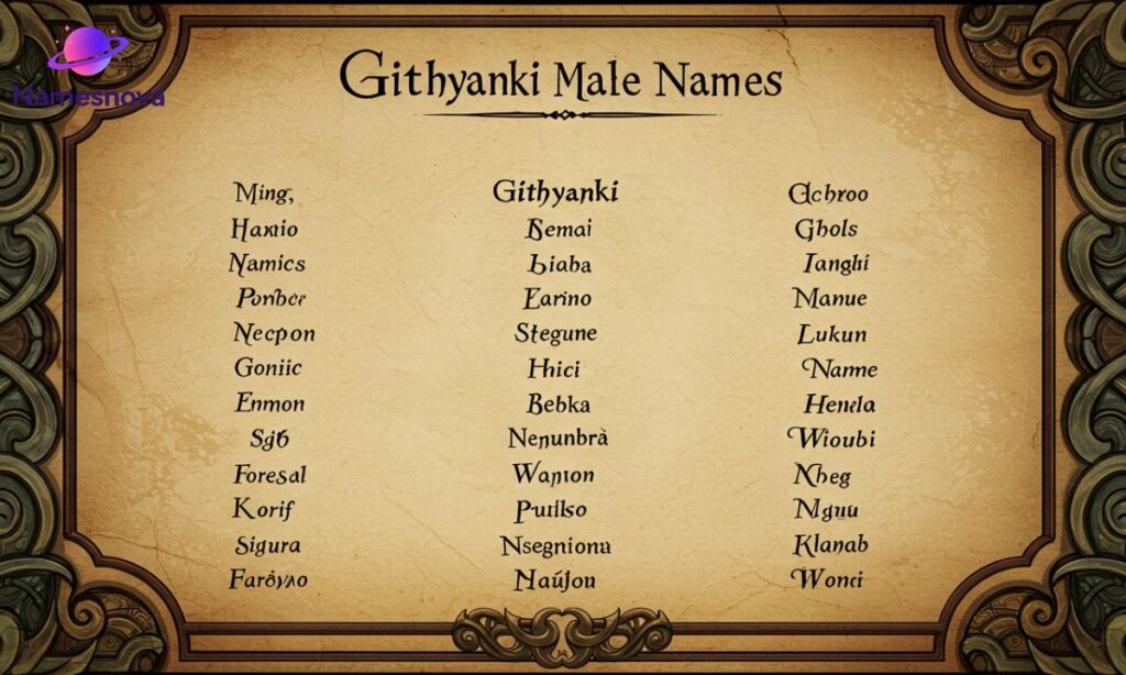 Githyanki Male Names