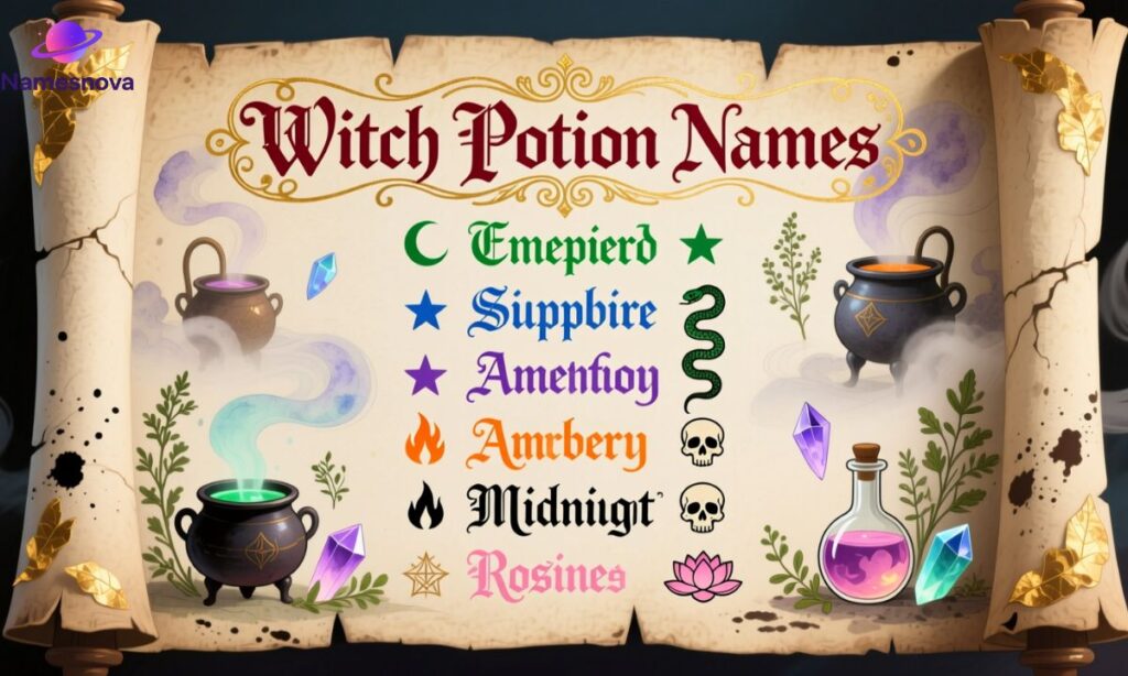 Witch Potion Names
