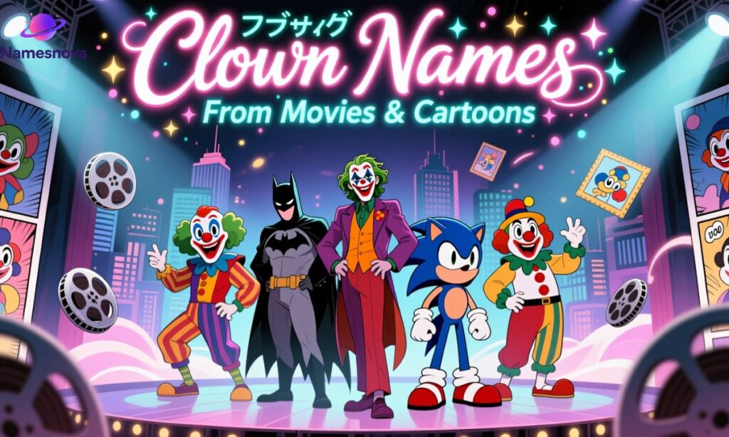 Clown Names from Movies & Cartoon