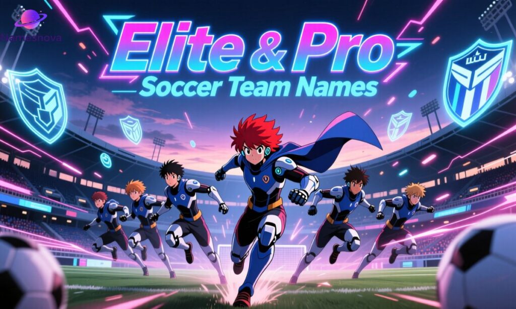 Elite & Pro Soccer Team Names