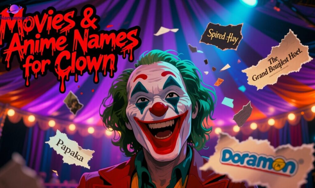 Movies & Anime Names for Clown