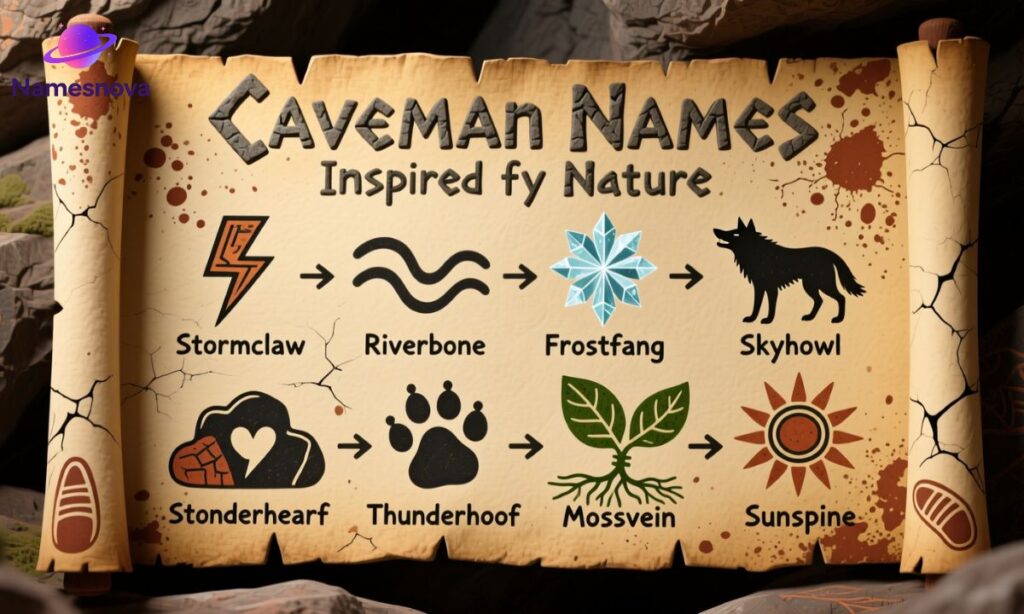 Caveman Names Inspired by Nature