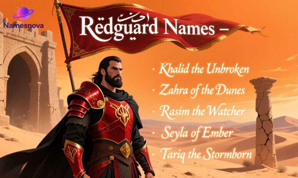 Male Redguard Names