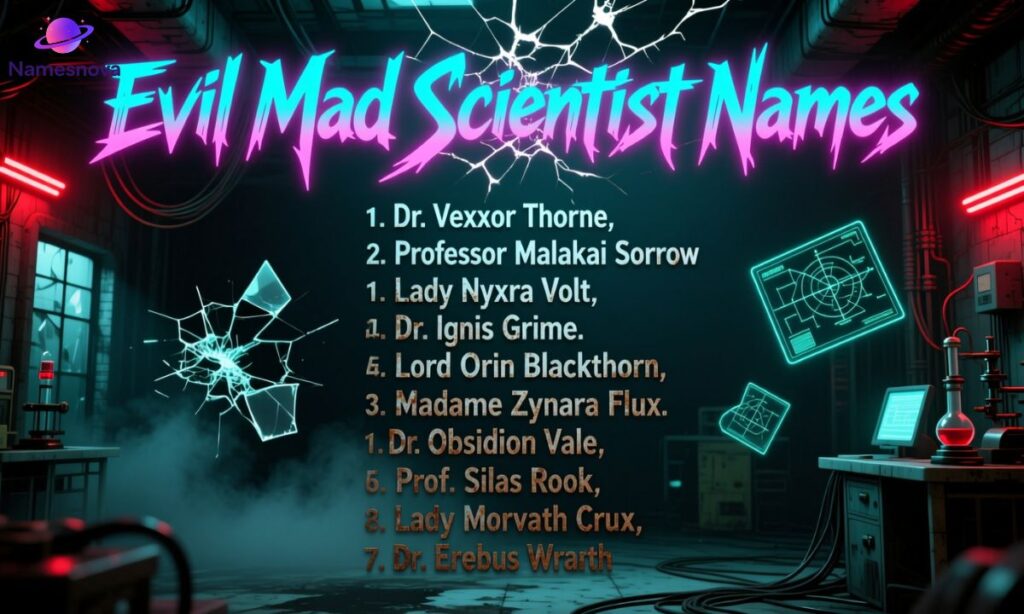 Evil Mad Scientist Names