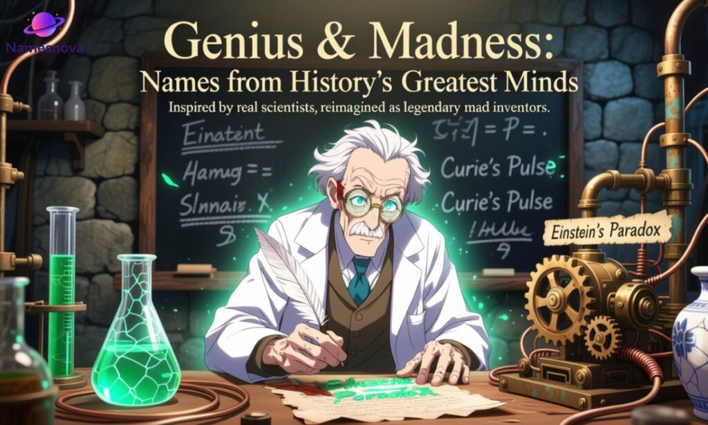 Mad Scientist Names Inspired by Real Scientists