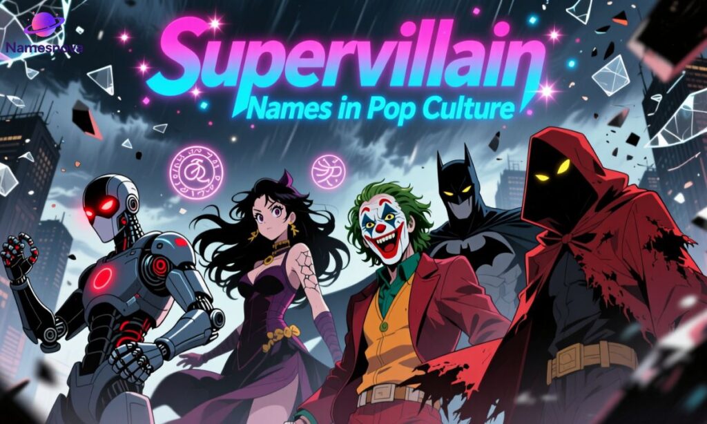Supervillain Names in Pop Culture