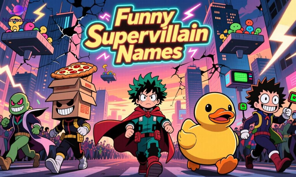 Funny Supervillain Names