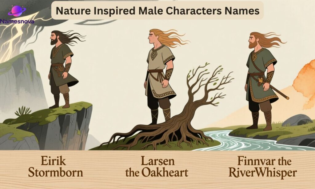 Nature Inspired Male Characters Names